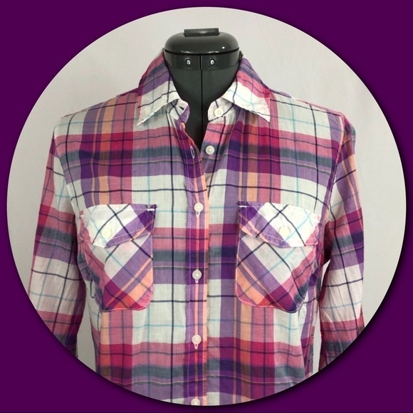 AEROPOSTALE Plaid Button Down Shirt - Picture 4 of 8